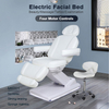 Table de massage à ascenseur électrique, salon de beauté, esthéticienne, lit facial blanc - Kangmei