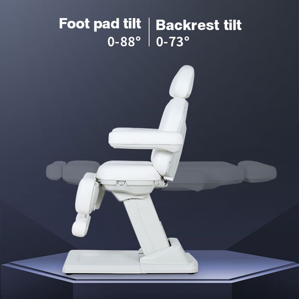 Table de massage électrique réglable en hauteur, chaise faciale, lit de beauté avec pieds fendus