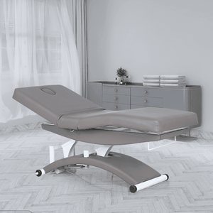 Table de thérapie grise de lit de Massage de station thermale réglable électrique pour le Salon