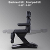 Lit de beauté de spa de chaise faciale électrique noire à vendre - Kangmei