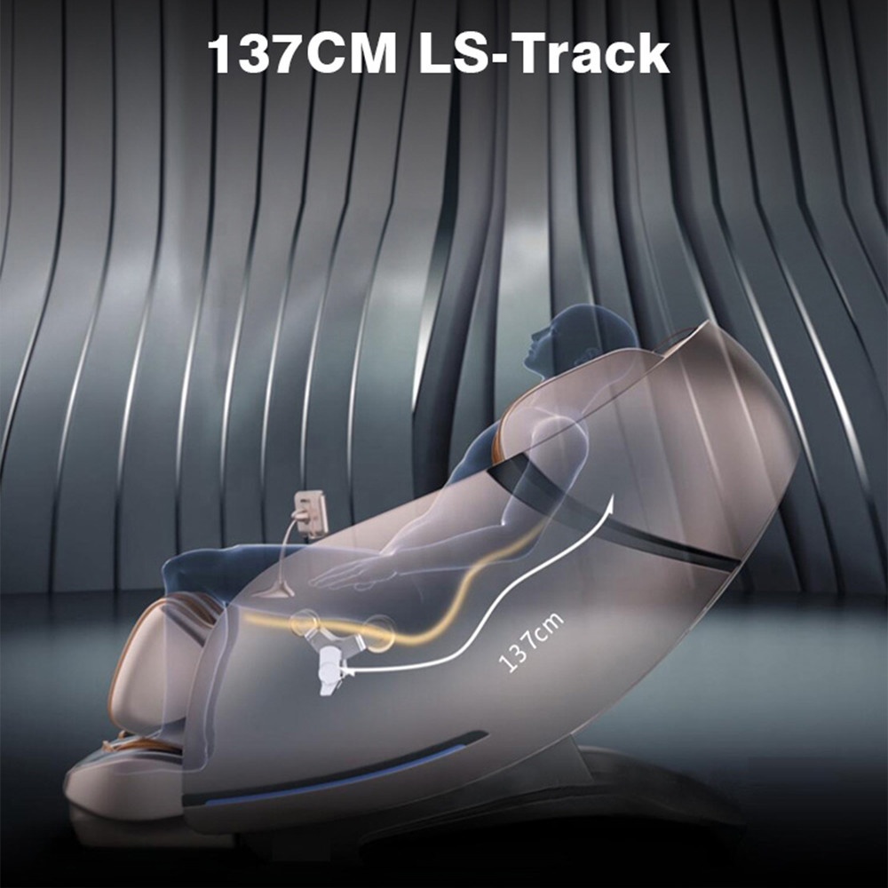 Fauteuil de massage Shiatsu à gravité zéro SL Track électrique pour tout le corps
