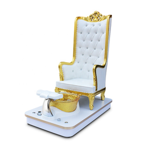 Meubles de salon de luxe modernes bon marché en gros Foot Spa Manucure King Throne Chaise de pédicure