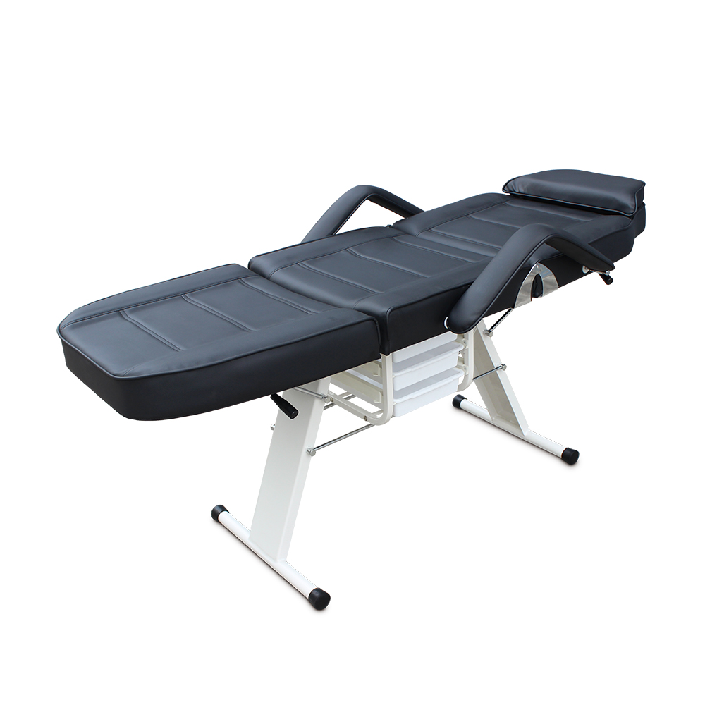 Chaise de tatouage de lit facial de table de massage réglable manuelle professionnelle