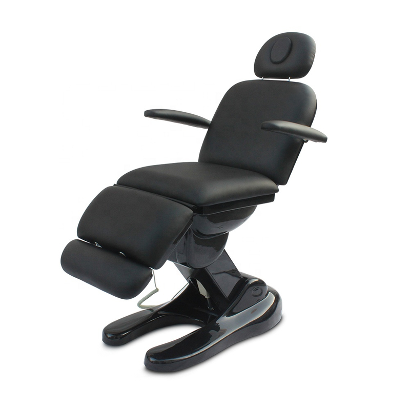 Chaise faciale électrique noire de beauté de tables de massage professionnelles