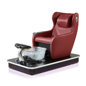 Luxe moderne beauté salon de manucure aimant Jet sans tuyau système de tourbillon Vibration Massage complet du corps pied Spa pédicure chaise
