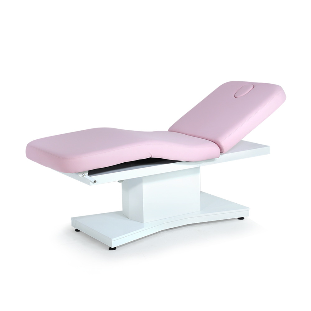 Lit facial de spa de beauté de table de massage réglable électrique de luxe