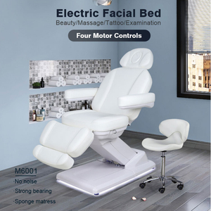 Table de massage à ascenseur électrique, salon de beauté, esthéticienne, lit facial blanc - Kangmei