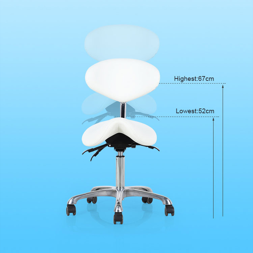 Chaise tabouret réglable avec support dorsal - Kangmei