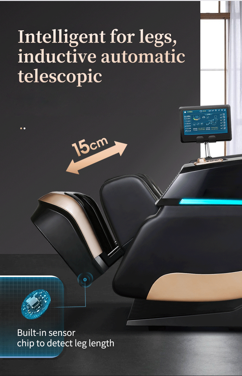 Fauteuil de massage automatique de luxe 3D AI Smart Comfort
