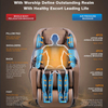Fauteuil de massage Shiatsu Zero Gravity SL Track avec rouleaux pour mollets modèle 3D