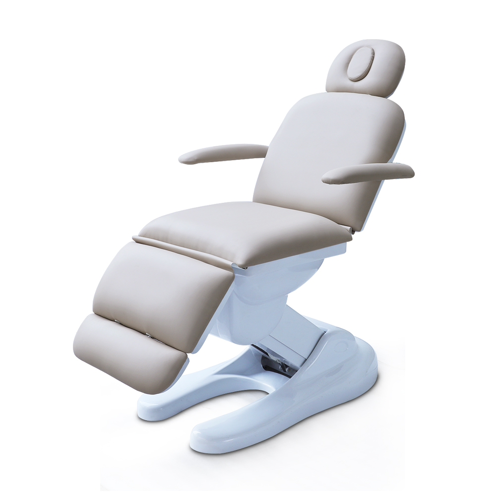 Chaise faciale cosmétique de table de massage électrique réglable noire
