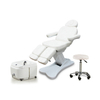 Chaise faciale de tatouage de podiatrie de table de massage électrique blanche