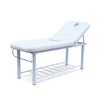 Table de traitement de massage manuel à cadre en métal bon marché Lit de spa avec dossier