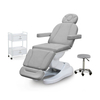 Chaise faciale cosmétique de cils de table de massage électrique grise