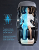 Fauteuil de massage automatique de luxe 3D AI Smart Comfort