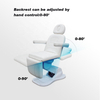 Chaise de podologie de lit facial de table de beauté électrique cosmétique d'ascenseur réglable
